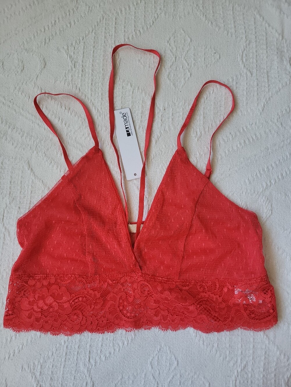 LAmade Lace Bralette - Red